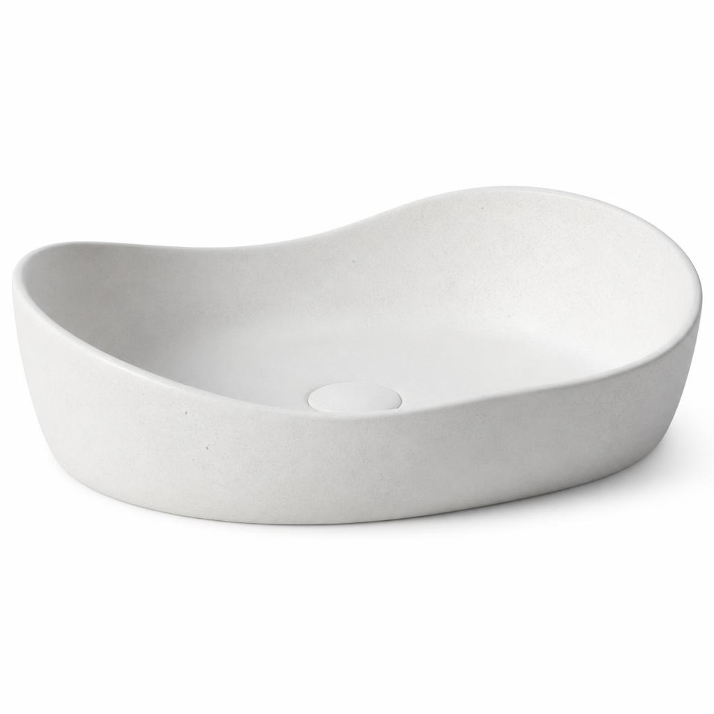 Victoria + Albert Lussari back to wall stone basin